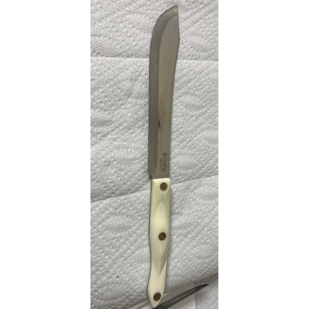 Cutco Butcher  Knife # 1722  Pearl White Handle